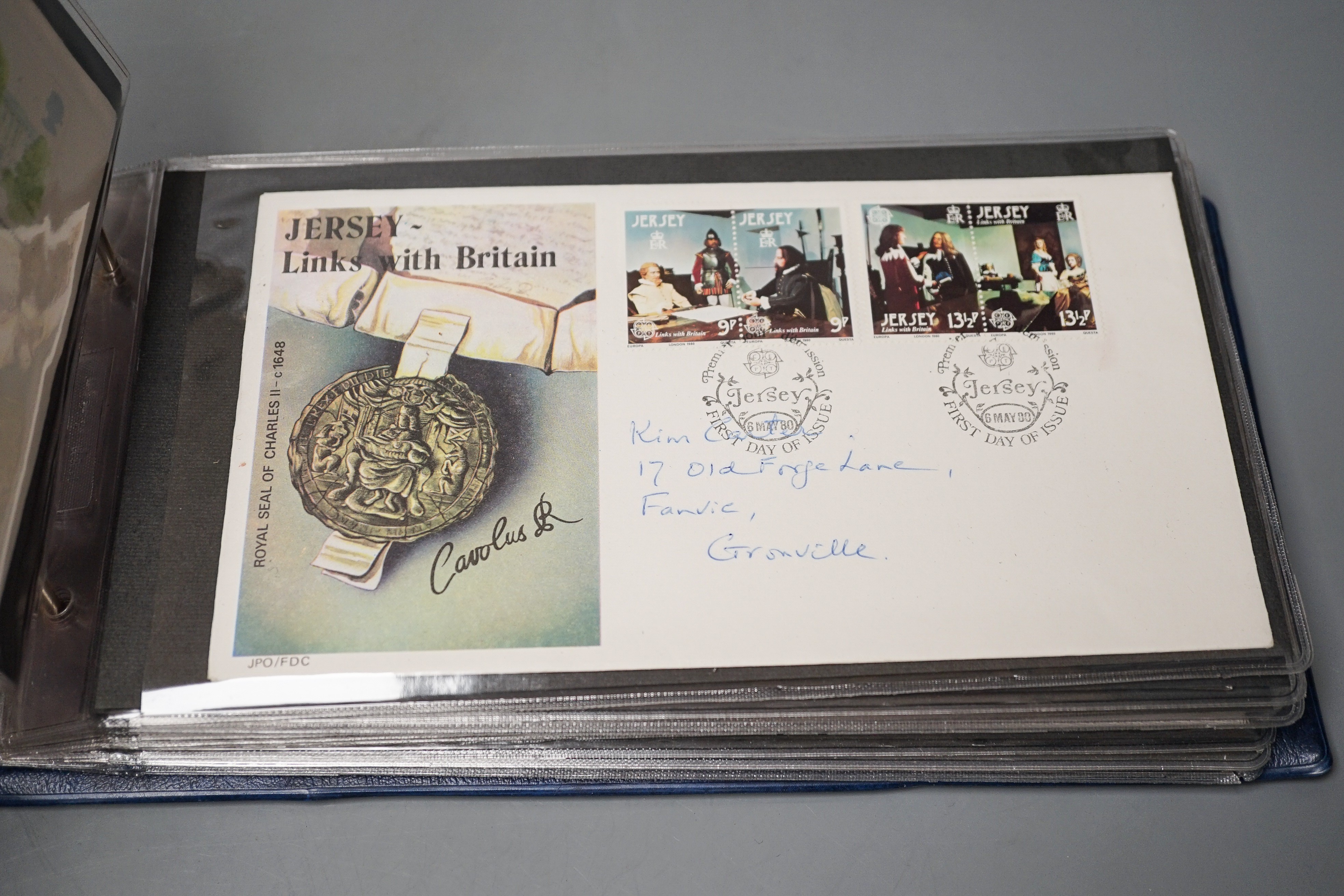 Four albums of Royal Mail and Channel Islands post First Day covers
